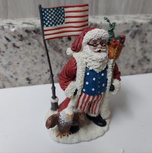 The International Santa Claus 2002 Collection Patriotic Santa Claus U. S.